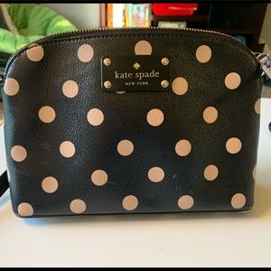 Black polka dot Kate Spade purse